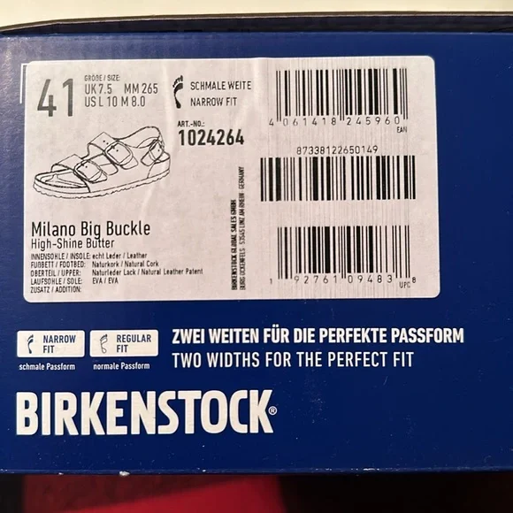 Birkenstock Milano Big Buckle size 10/41 medium/narrow. Retail $180 - Picture 6 of 6